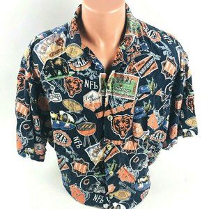 Chicago Bears button Up Shirt Size Large XL
